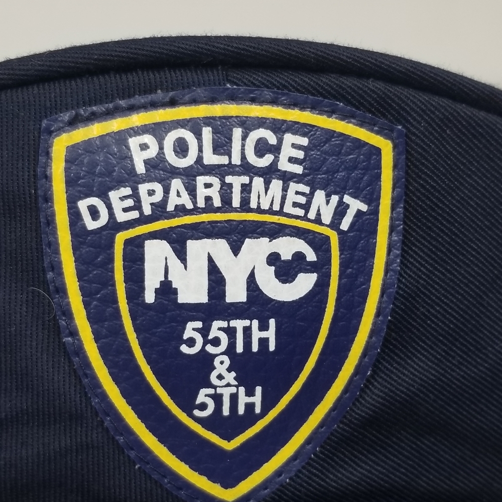 Rare Walt Disney World Mickey Mouse Police Department NYC 55th & 5th Hat Cap - Picture 2 of 9